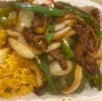 Best Sautéed Hot Beef Shreds Combo Platter in Fairview, NJ